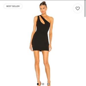 Superdown Revolve Nava Asymmetrical One Shoulder Mini Dress